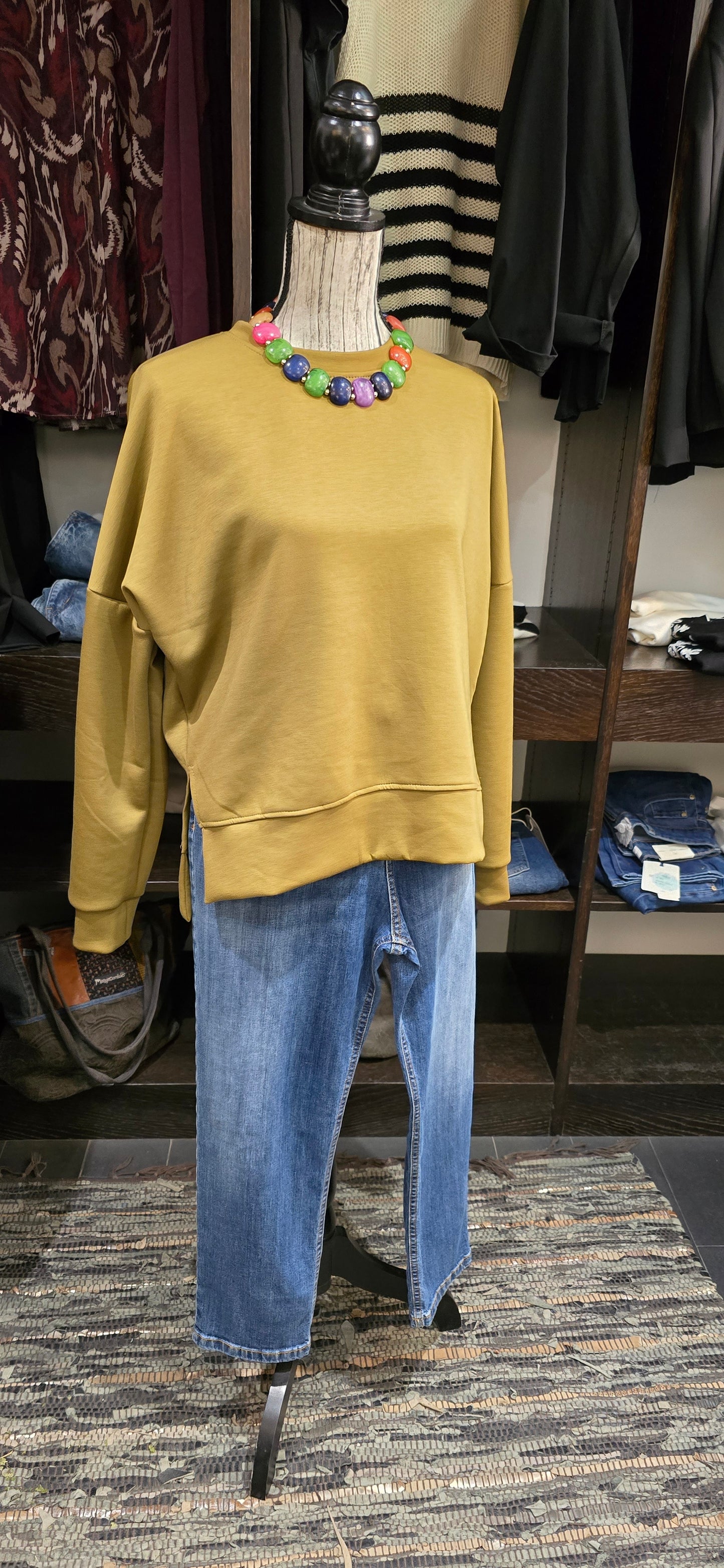 Felpa neoprene verde