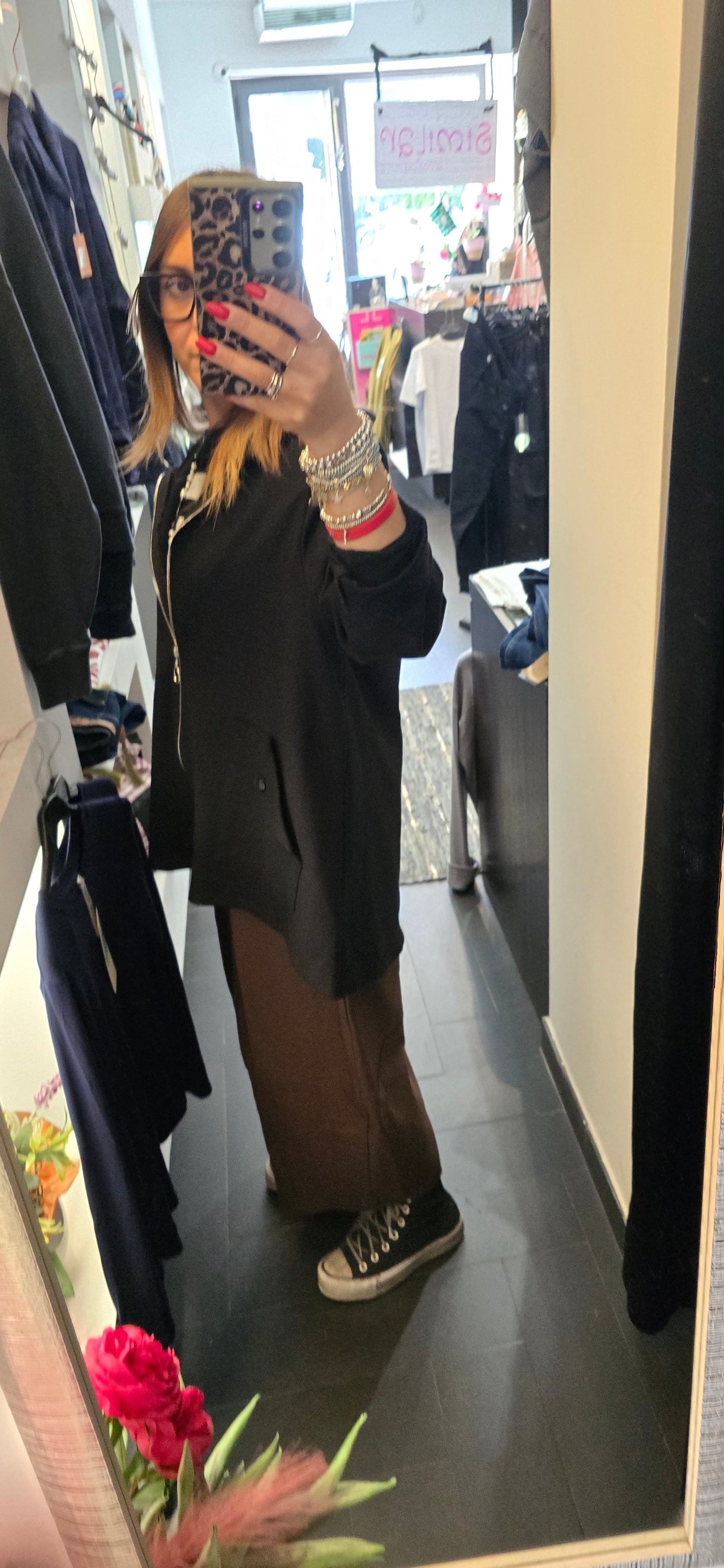 Blazer bottoni nero