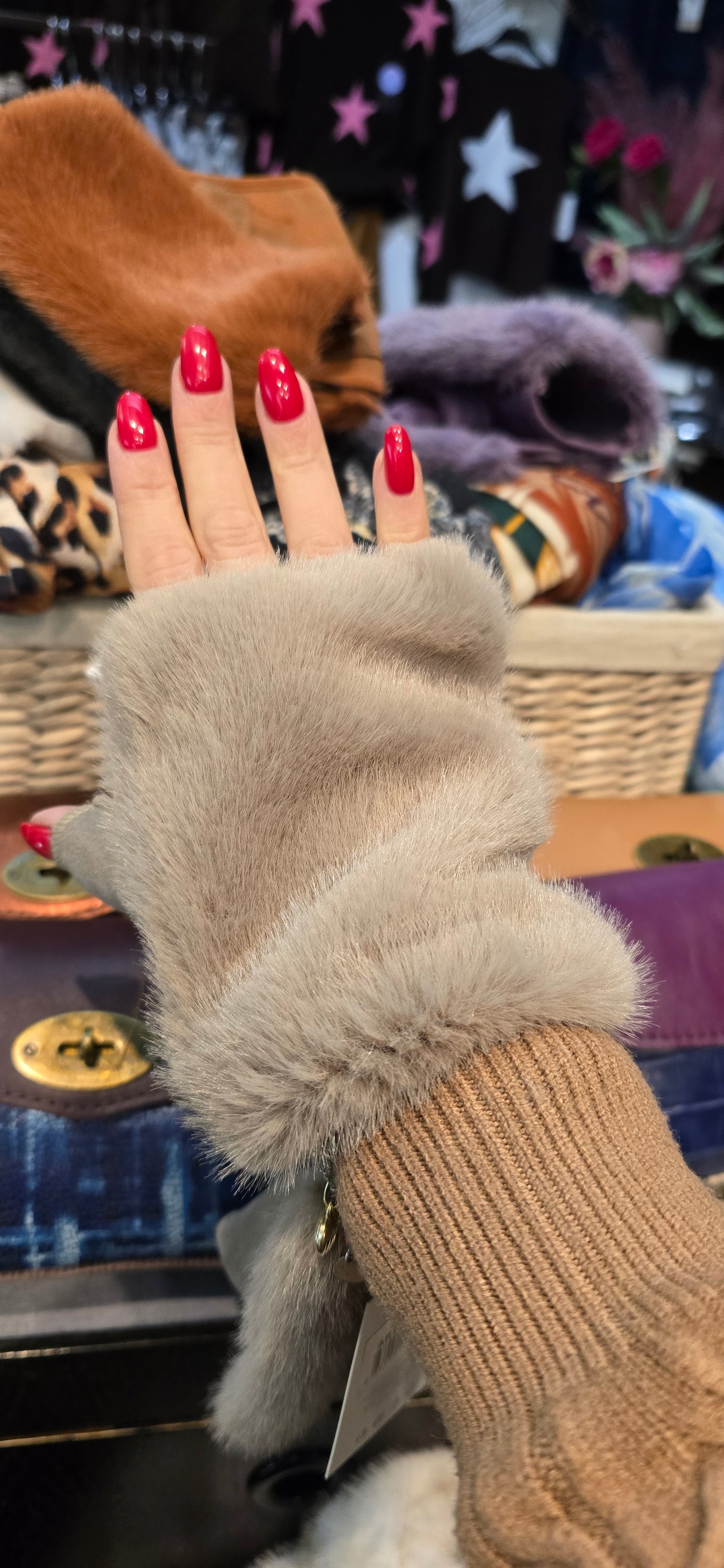 Mezzo guanto pelliccetta