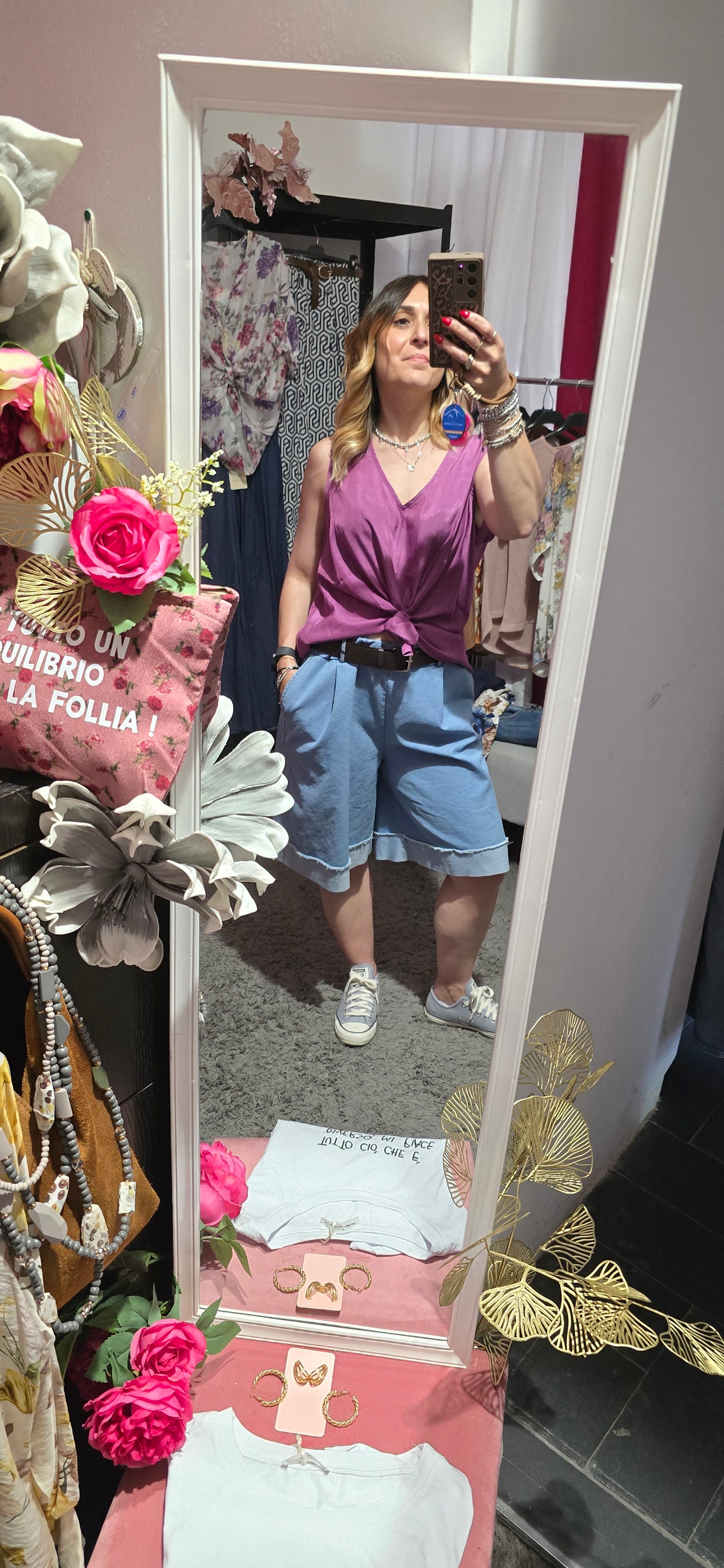 Blusa viola