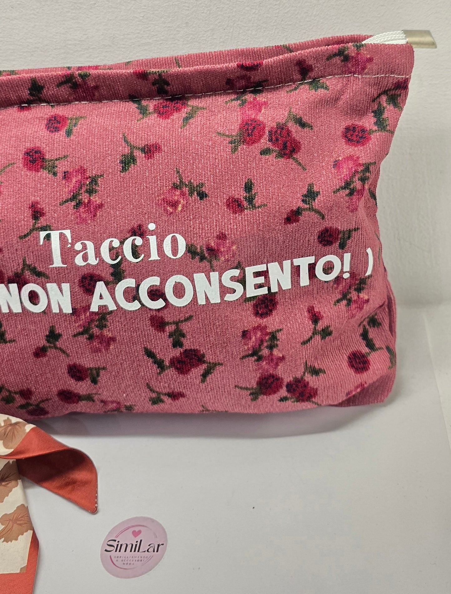 Le #similarMOOD " taccio " velluto fiori rosa