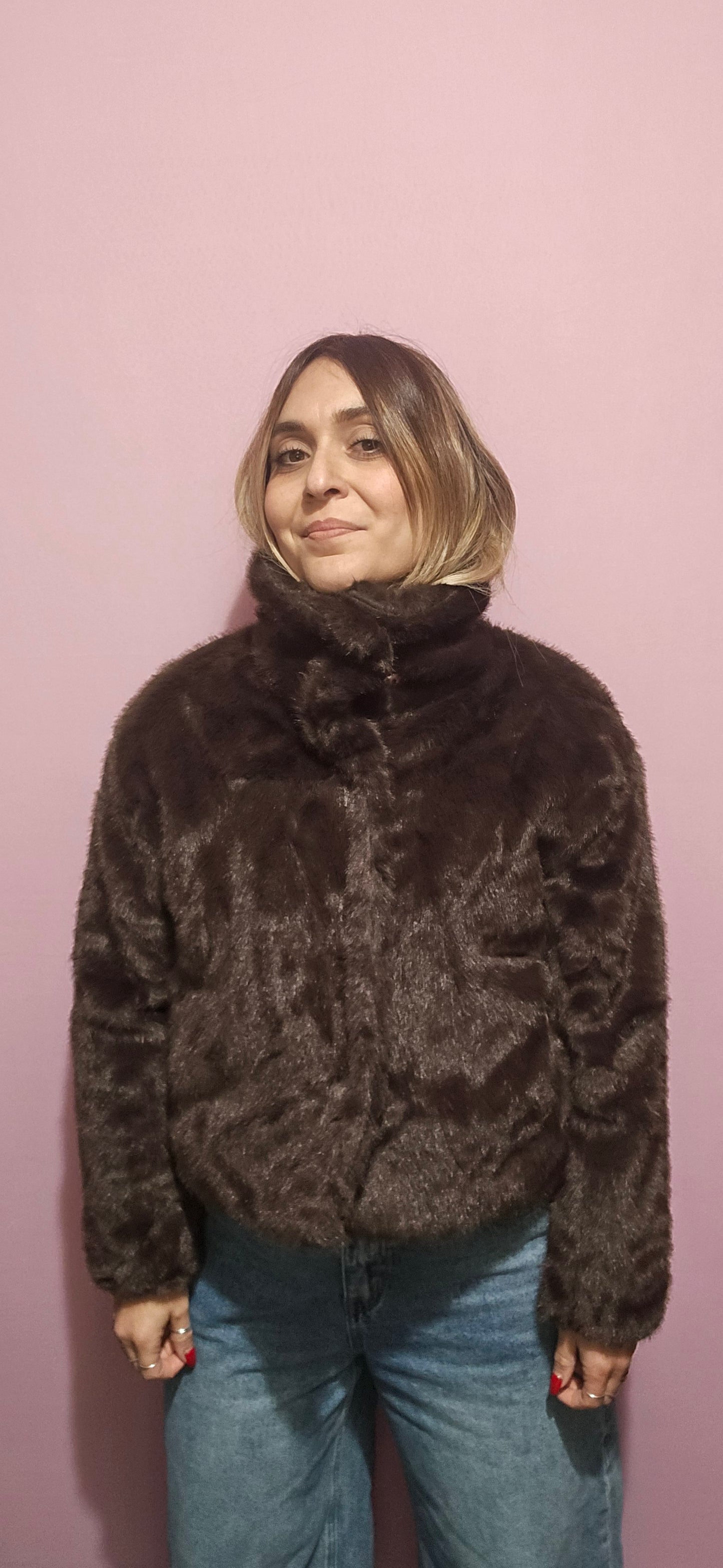 Pelliccetta  crop eco moro