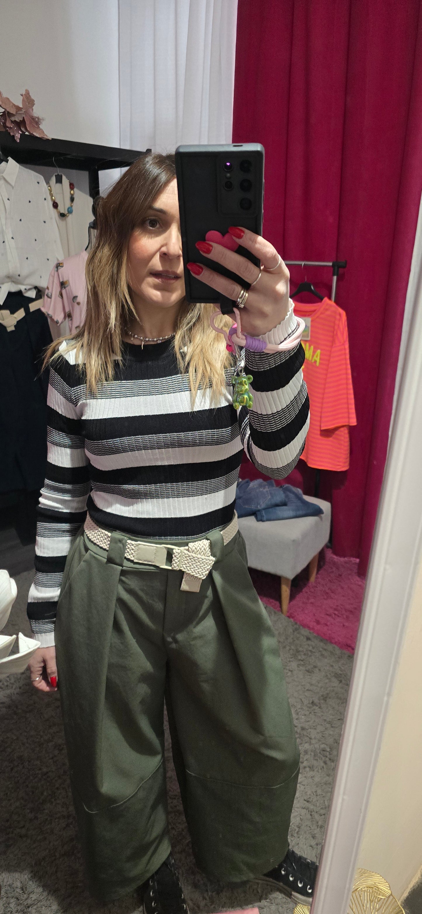 Pantalone balloon military