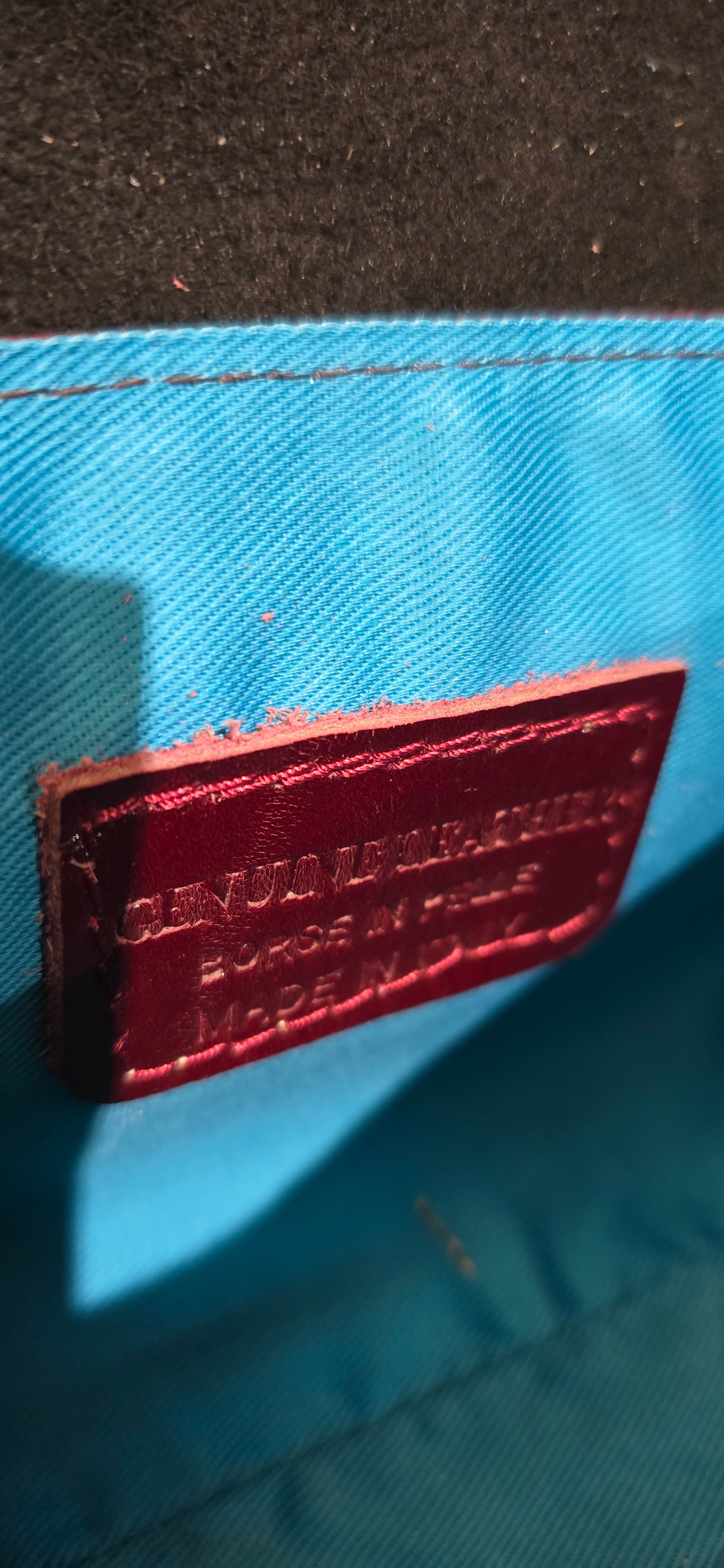 Borsa skin blu