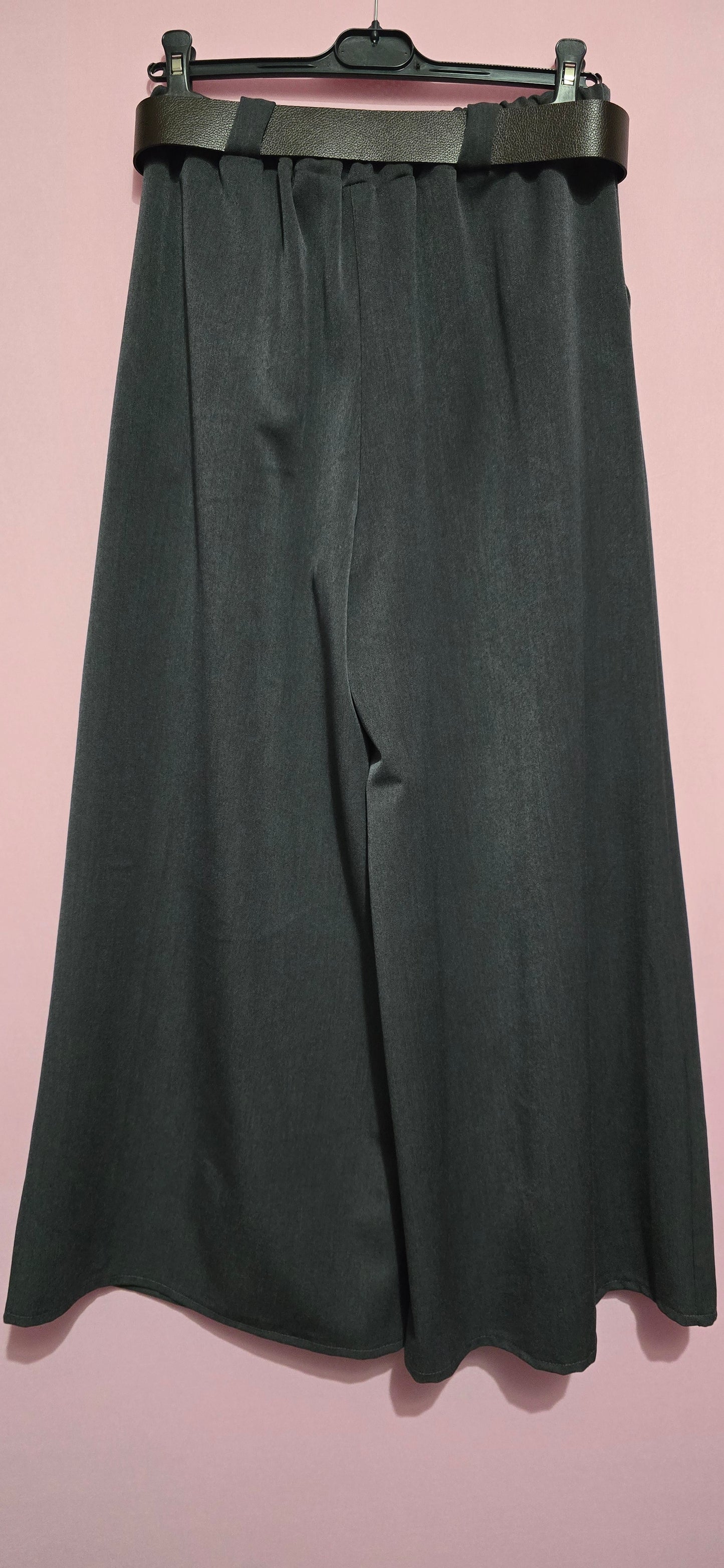 Pantapalazzo con cintura grigio