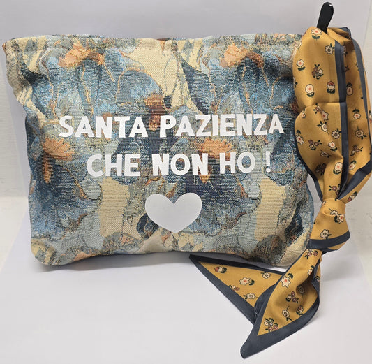 Le #similarMOOD" santa pazienza " fiori azzurri