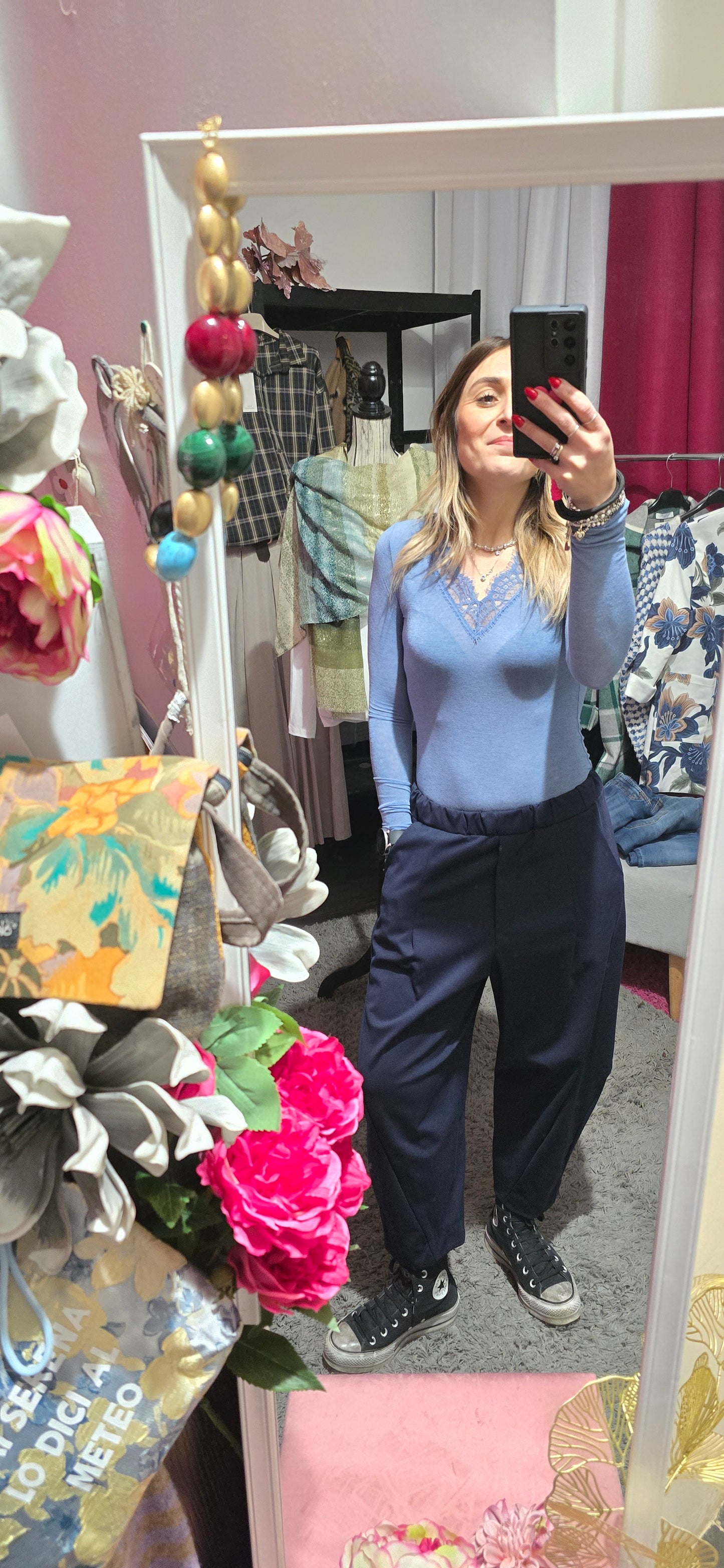 Jogger punto Milano blu