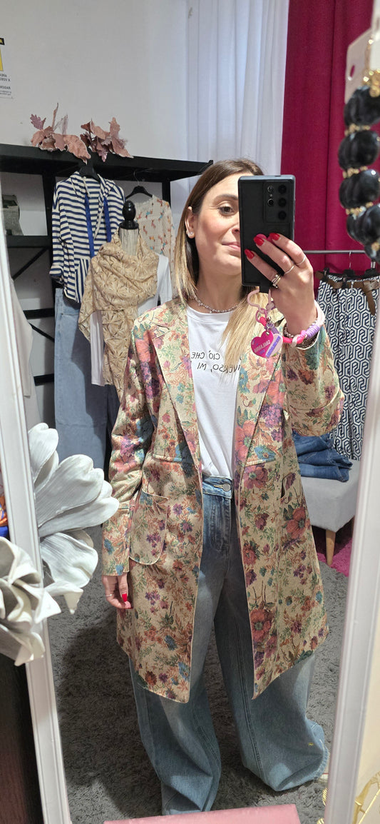 Spolverino suede fiori 💐