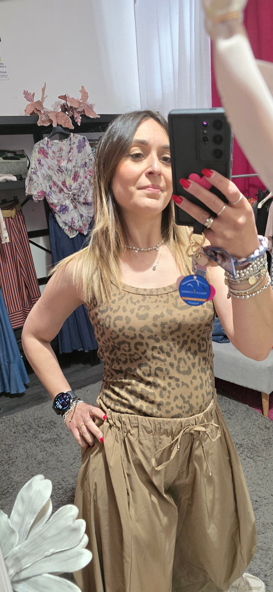 Canotta animalier