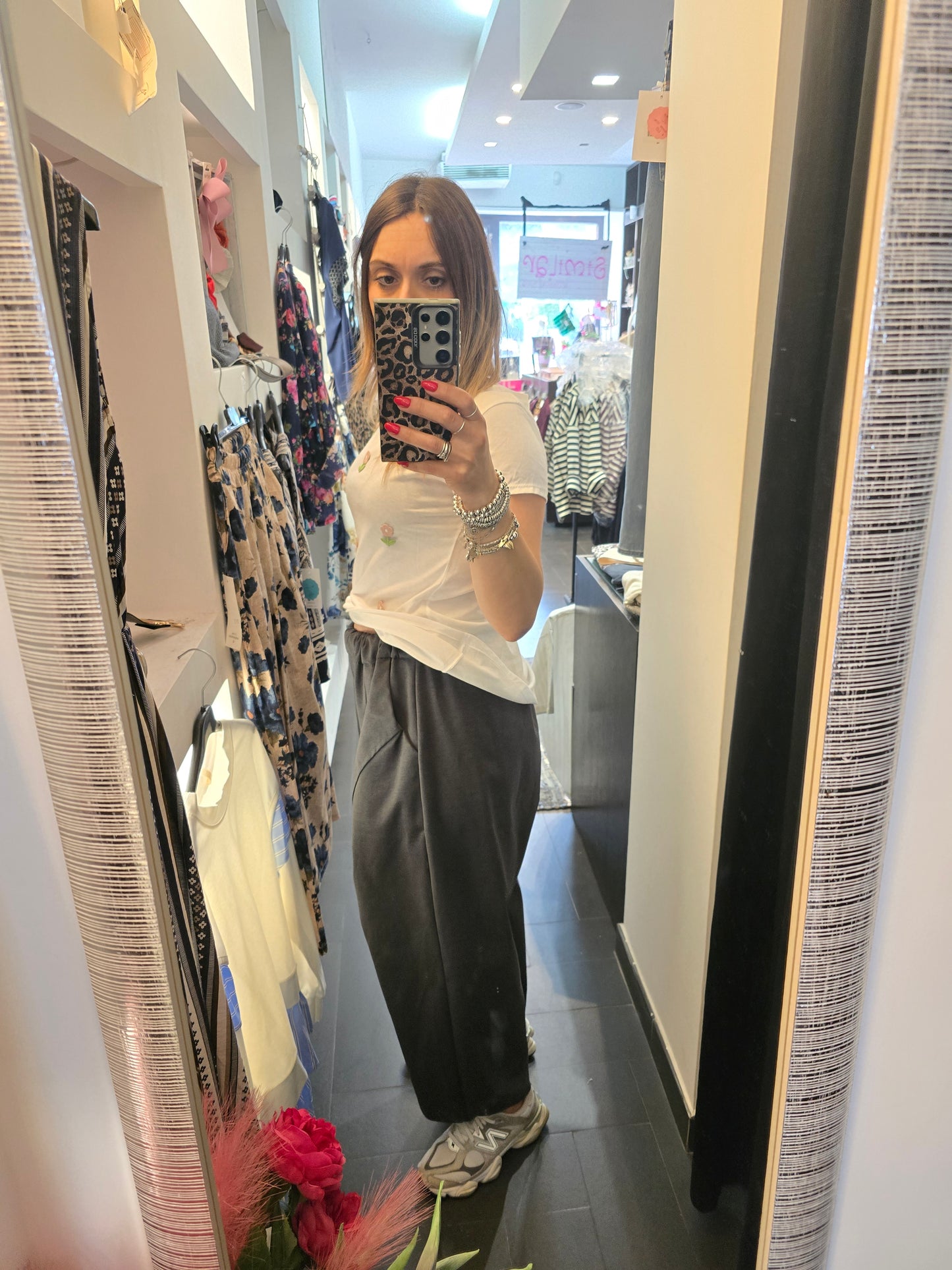 Panta jogger grigio fumo
