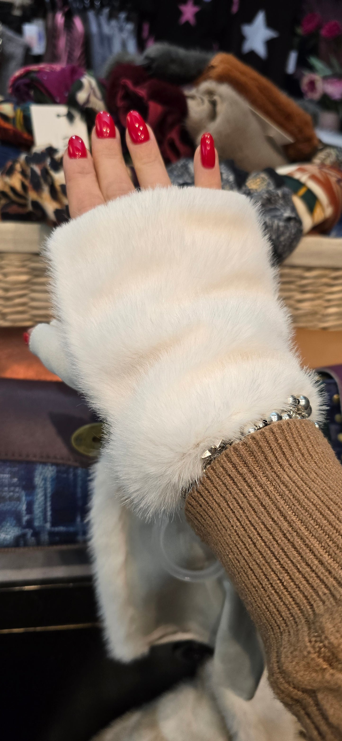 Mezzo guanto pelliccetta