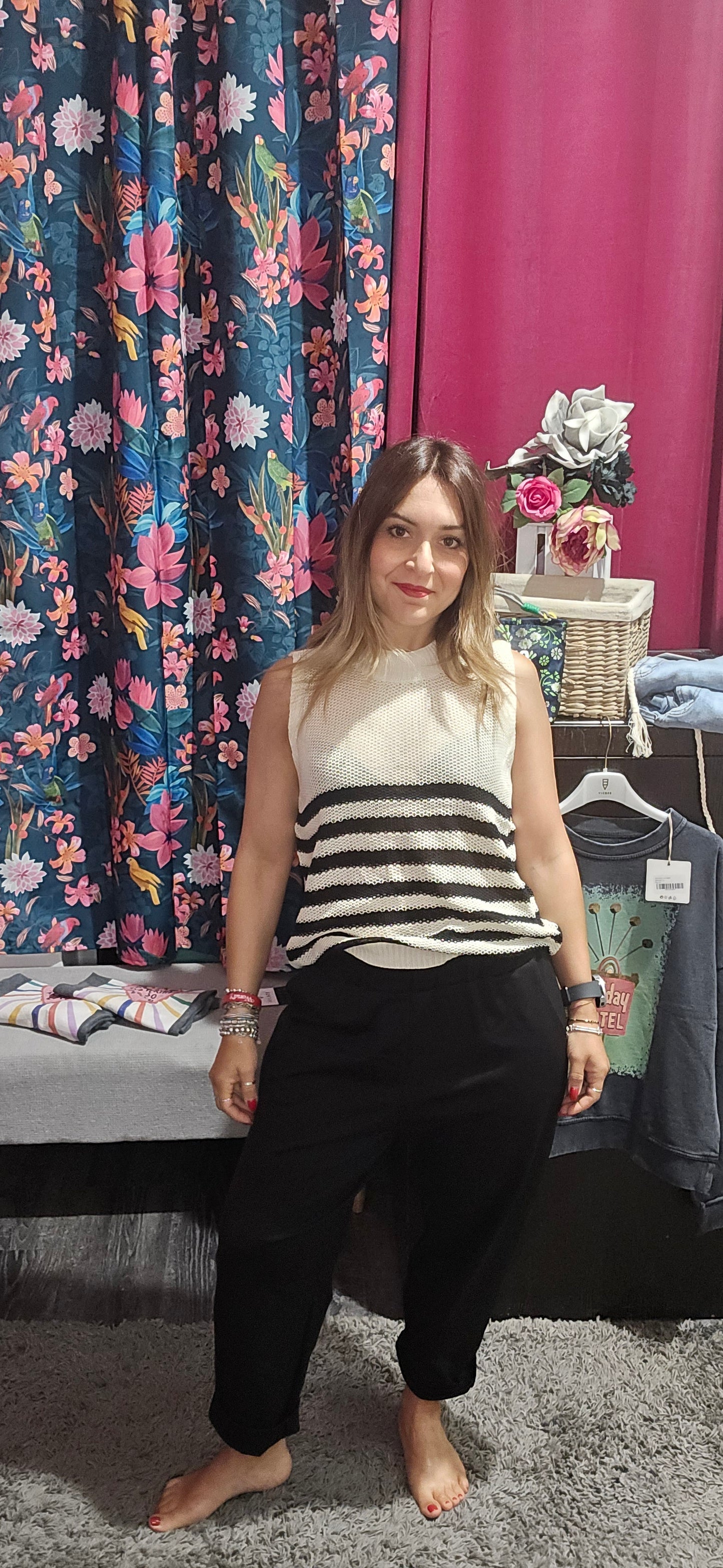 Pantalone a CAROTA nero