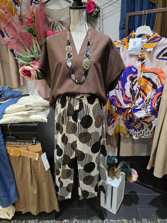 Pantalone pois cotone