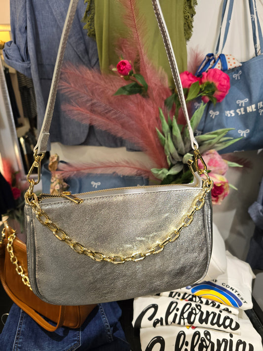 Borsa Lunetta Silver