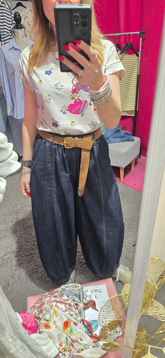 Jeans ballons scuro