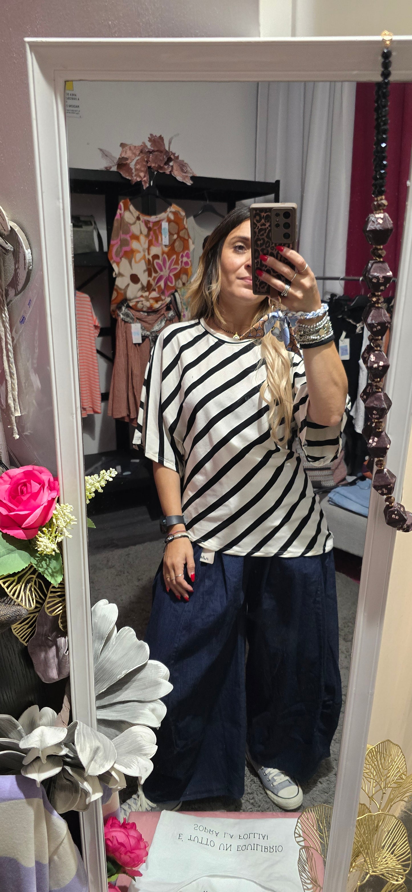 T shirt righe traversa