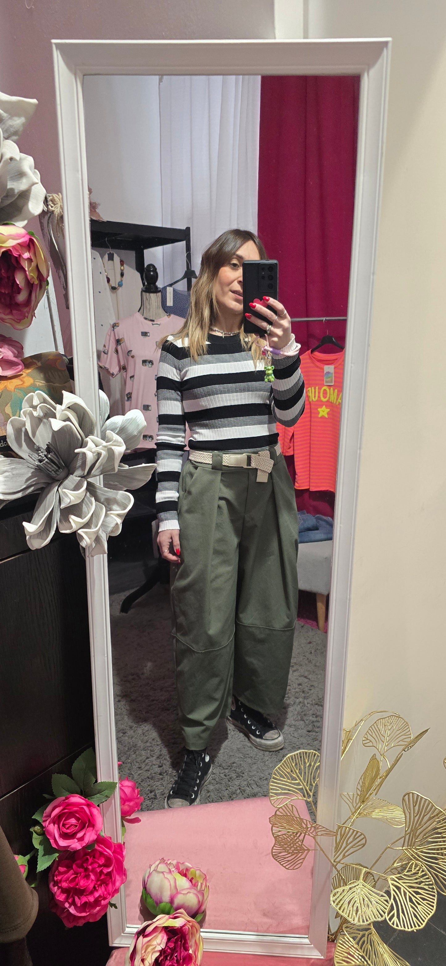 Pantalone balloon military