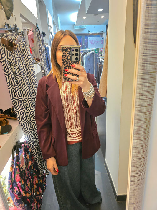 Blazer bordeaux
