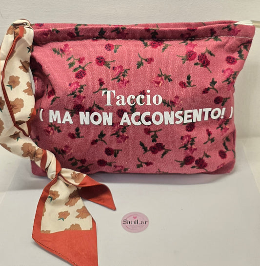 Le #similarMOOD " taccio " velluto fiori rosa
