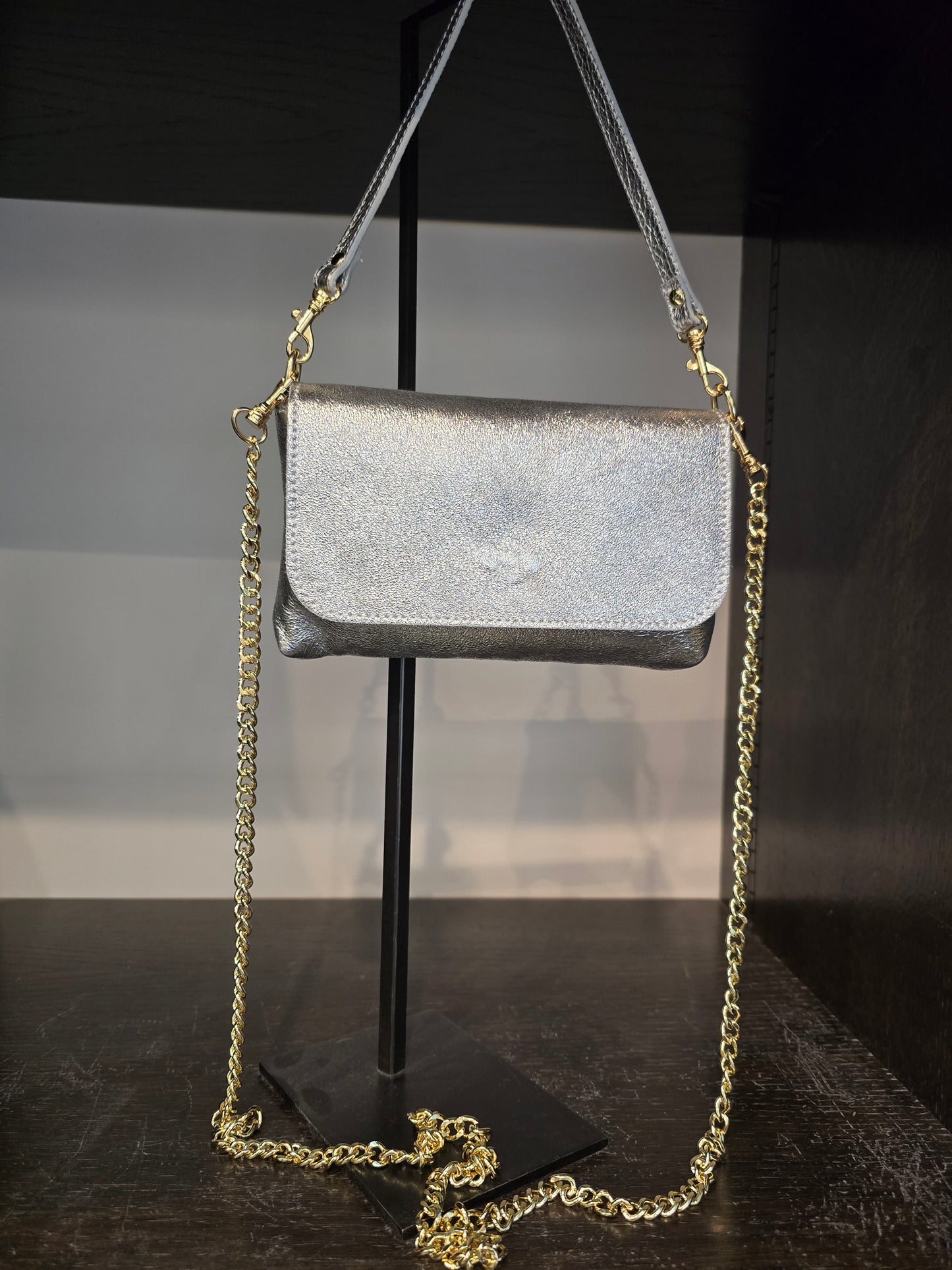 Mini bag silver
