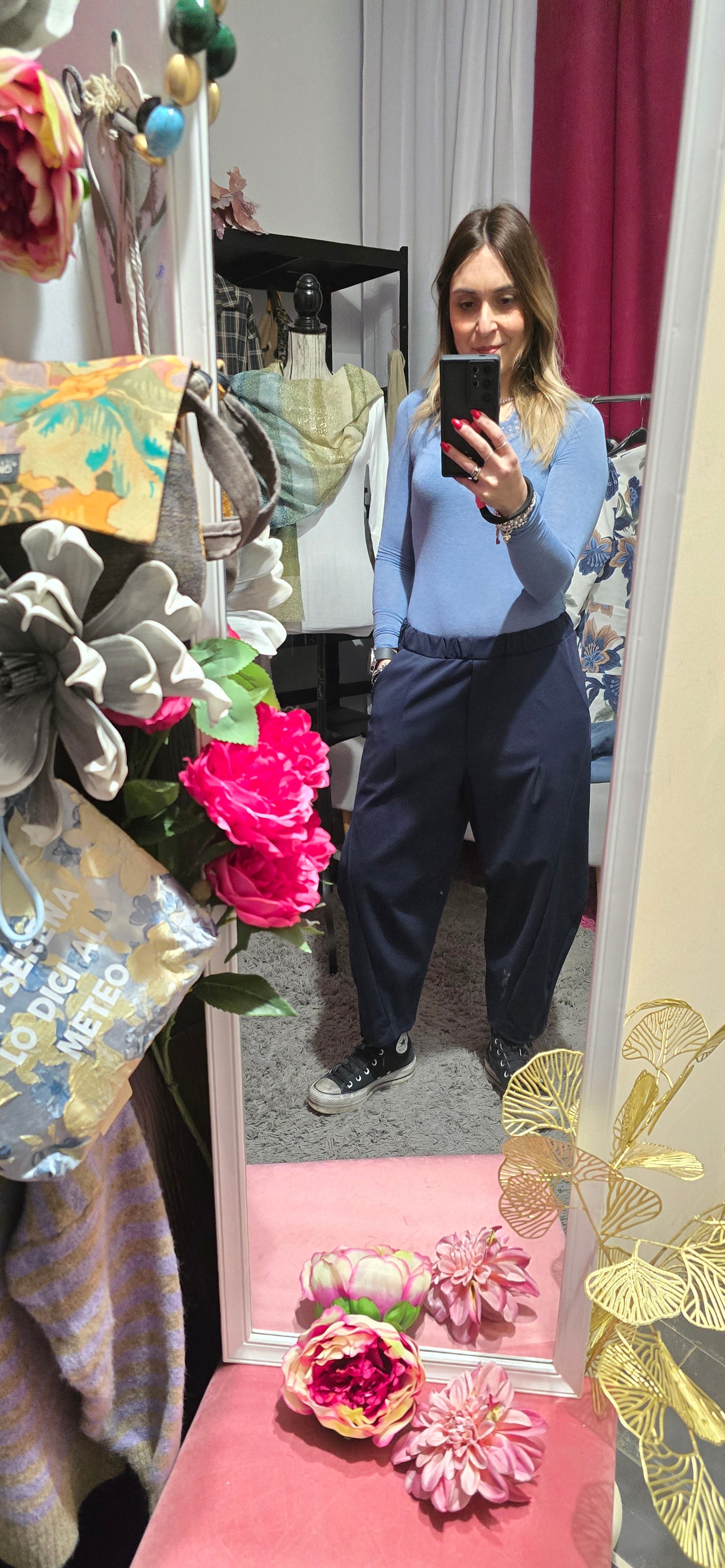 Jogger punto Milano blu