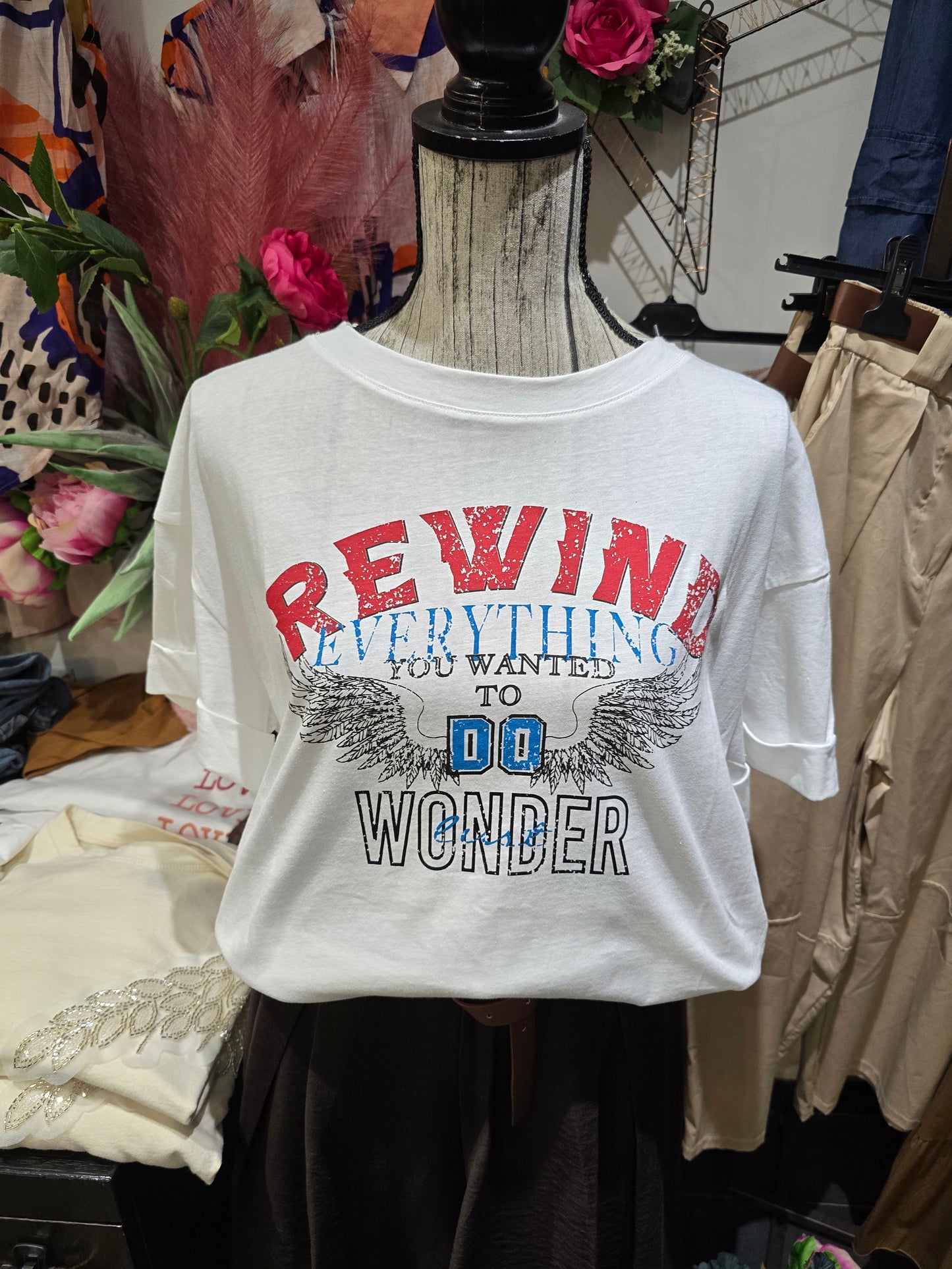 T shirt rewind