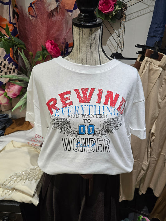 T shirt rewind