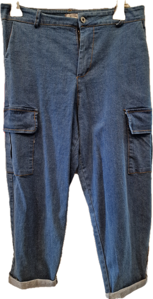 Jeans cargo morbido