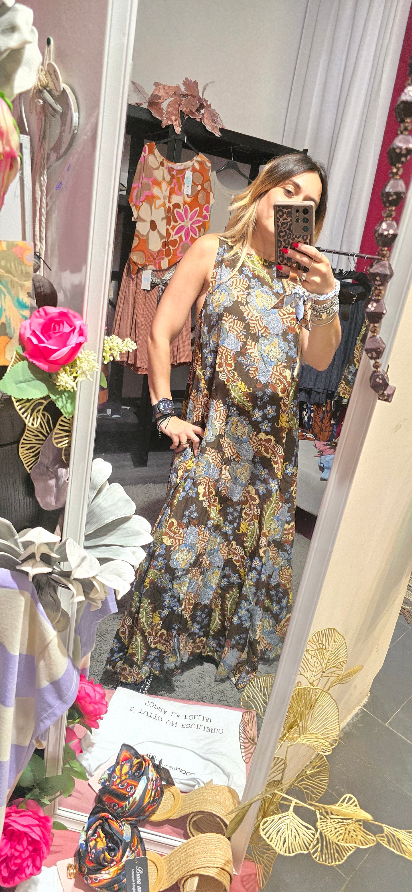 Vestito fantasia cashemere