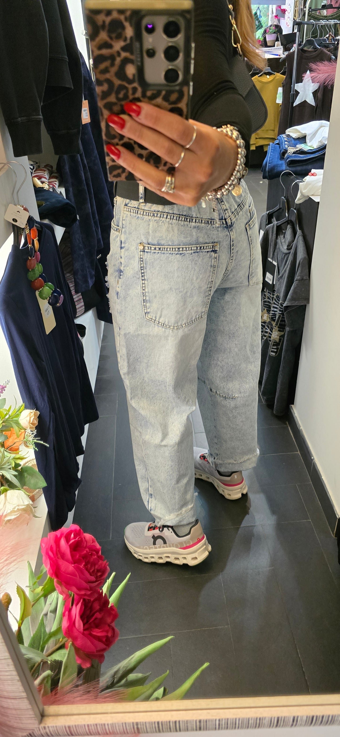 Jeans baggy chiaro