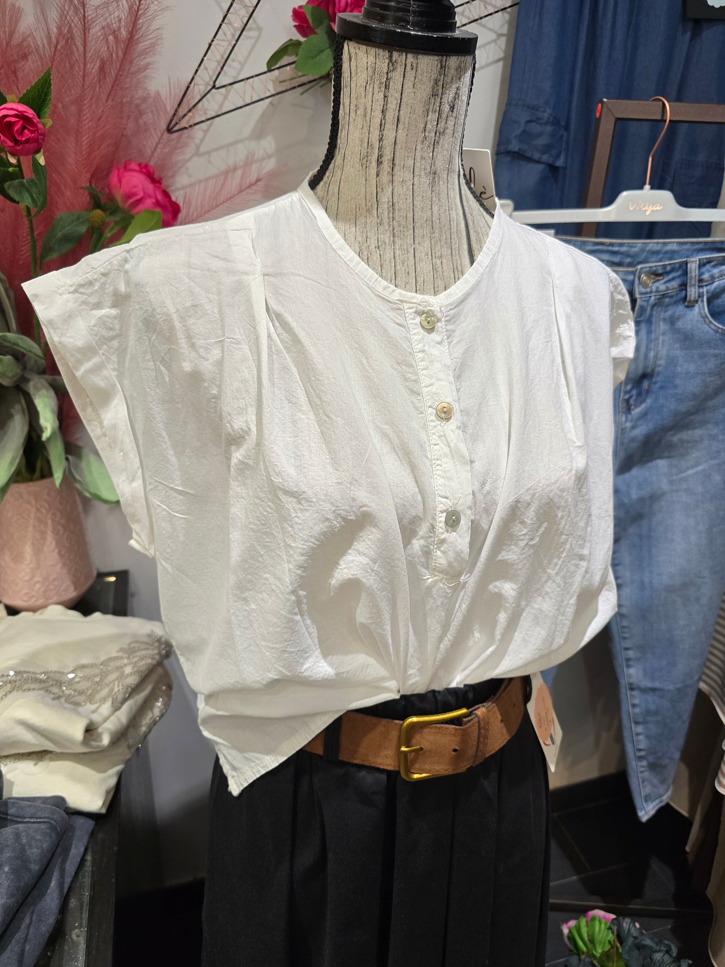Camicia cotone bianca