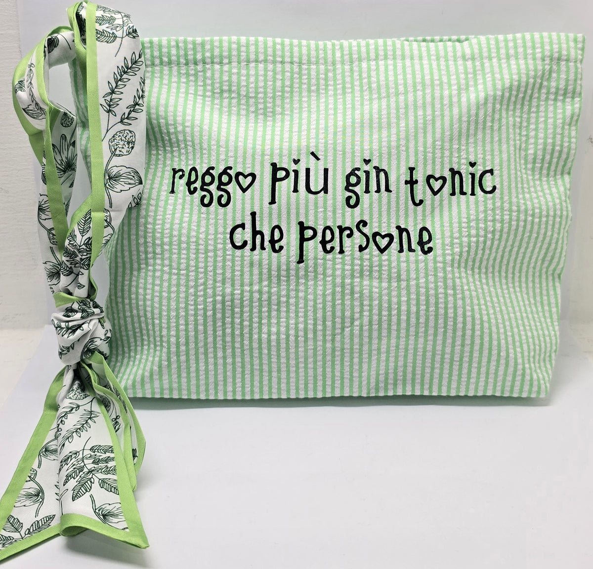Le #similarMOOD " reggo più gin tonic " righe verde