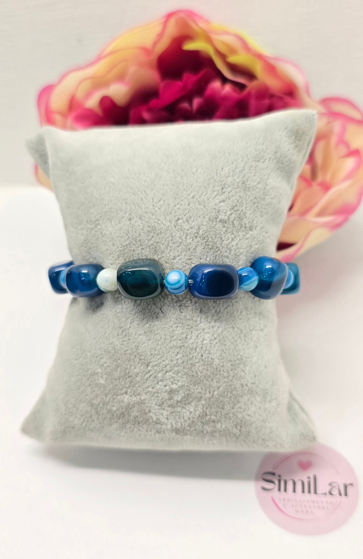 Bracciale Agate colorate