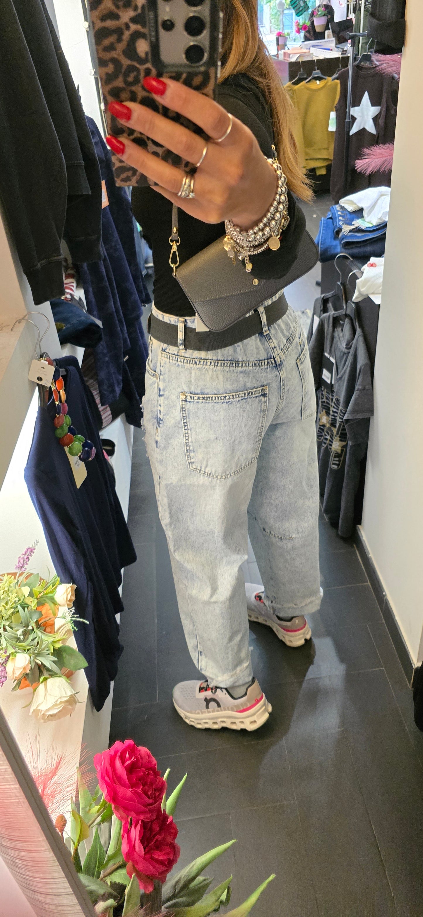 Jeans baggy chiaro