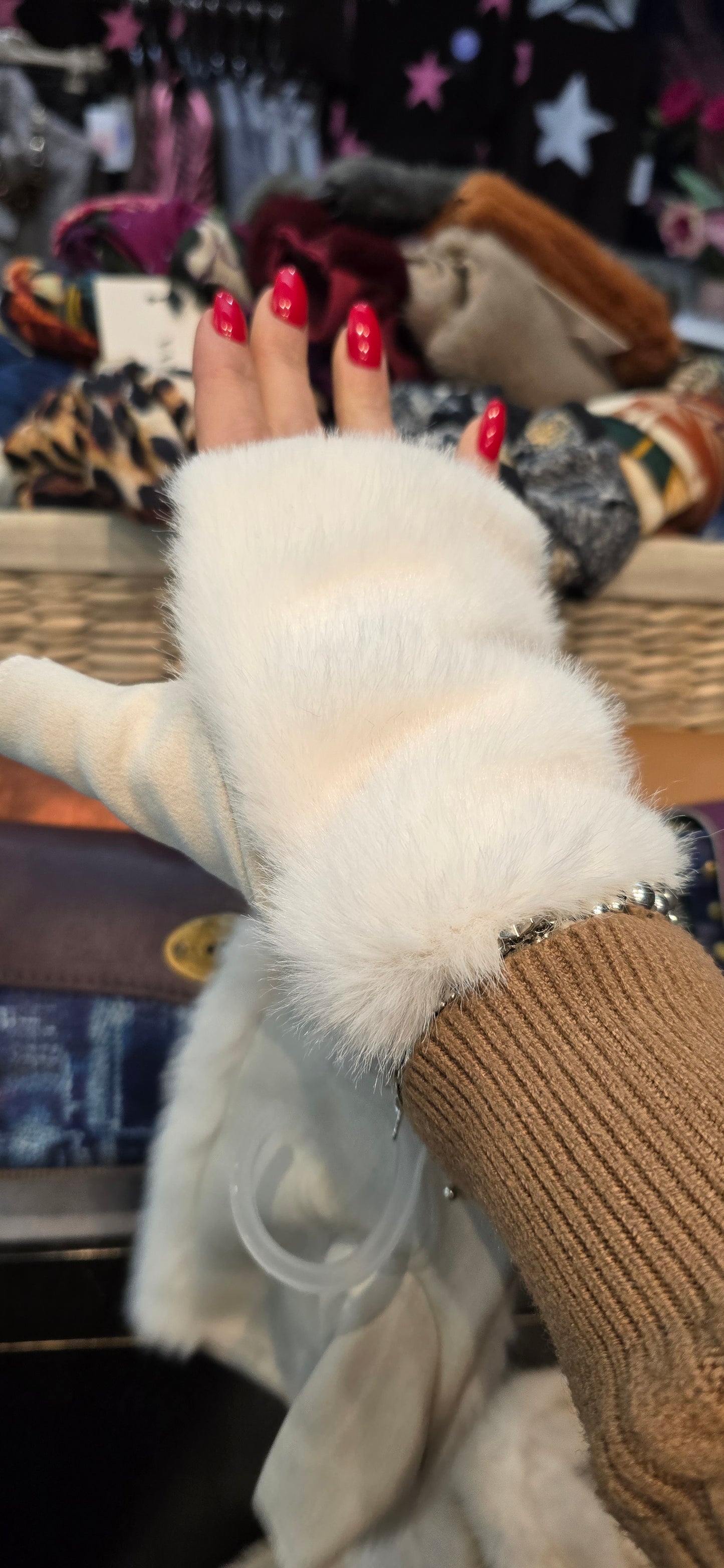 Mezzo guanto pelliccetta