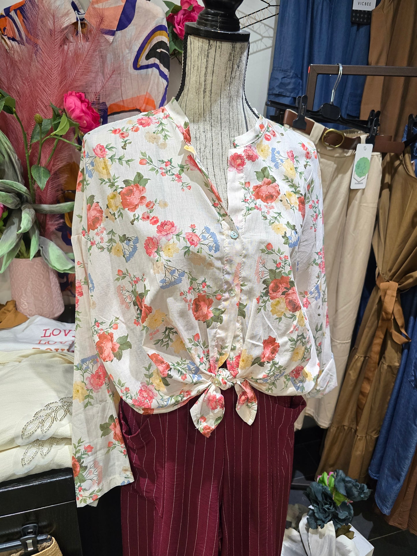 Camicia fiori