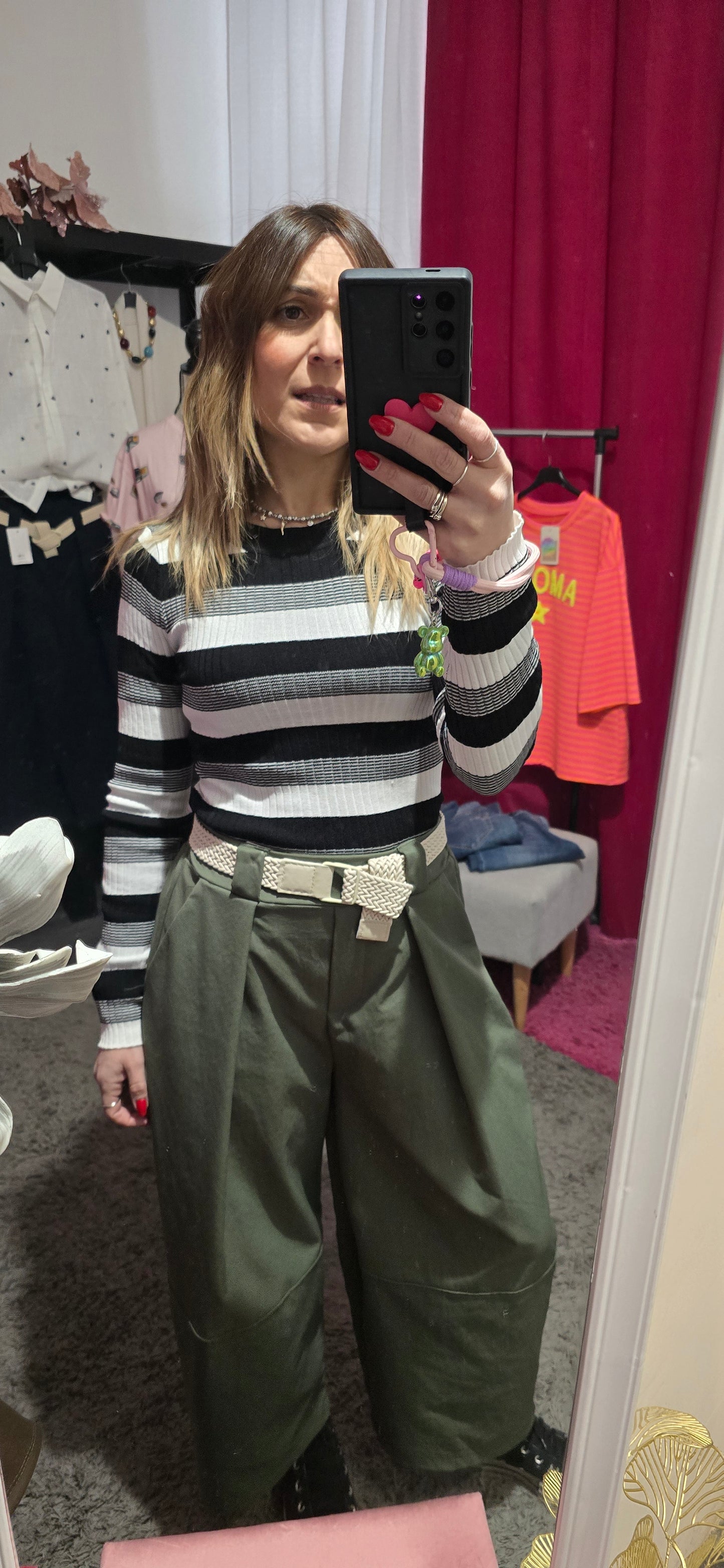 Pantalone balloon military