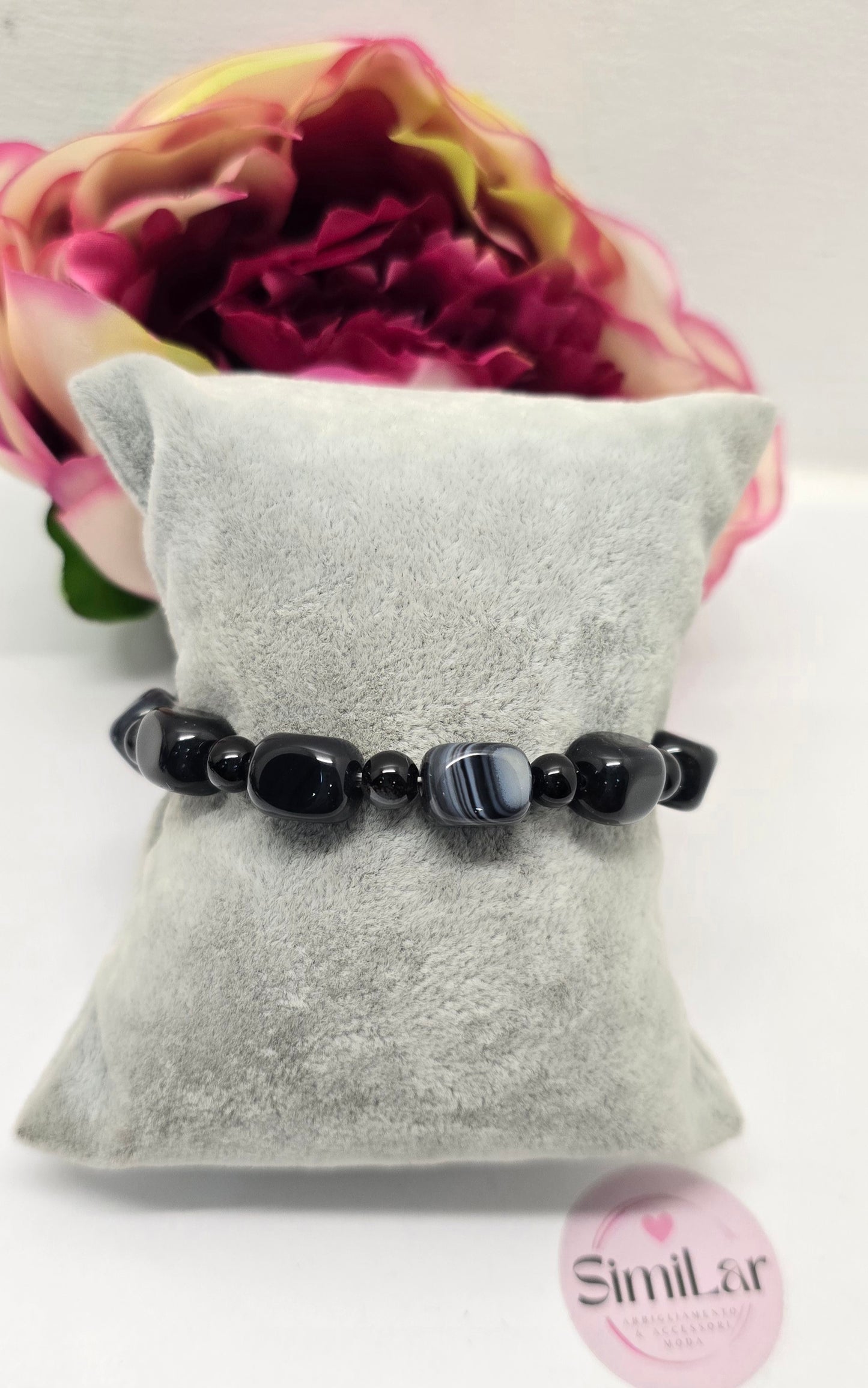 Bracciale Agate colorate