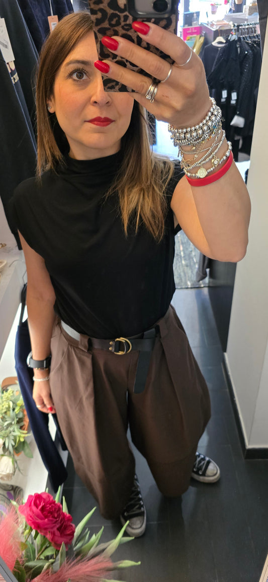 Maglia lupetto nera
