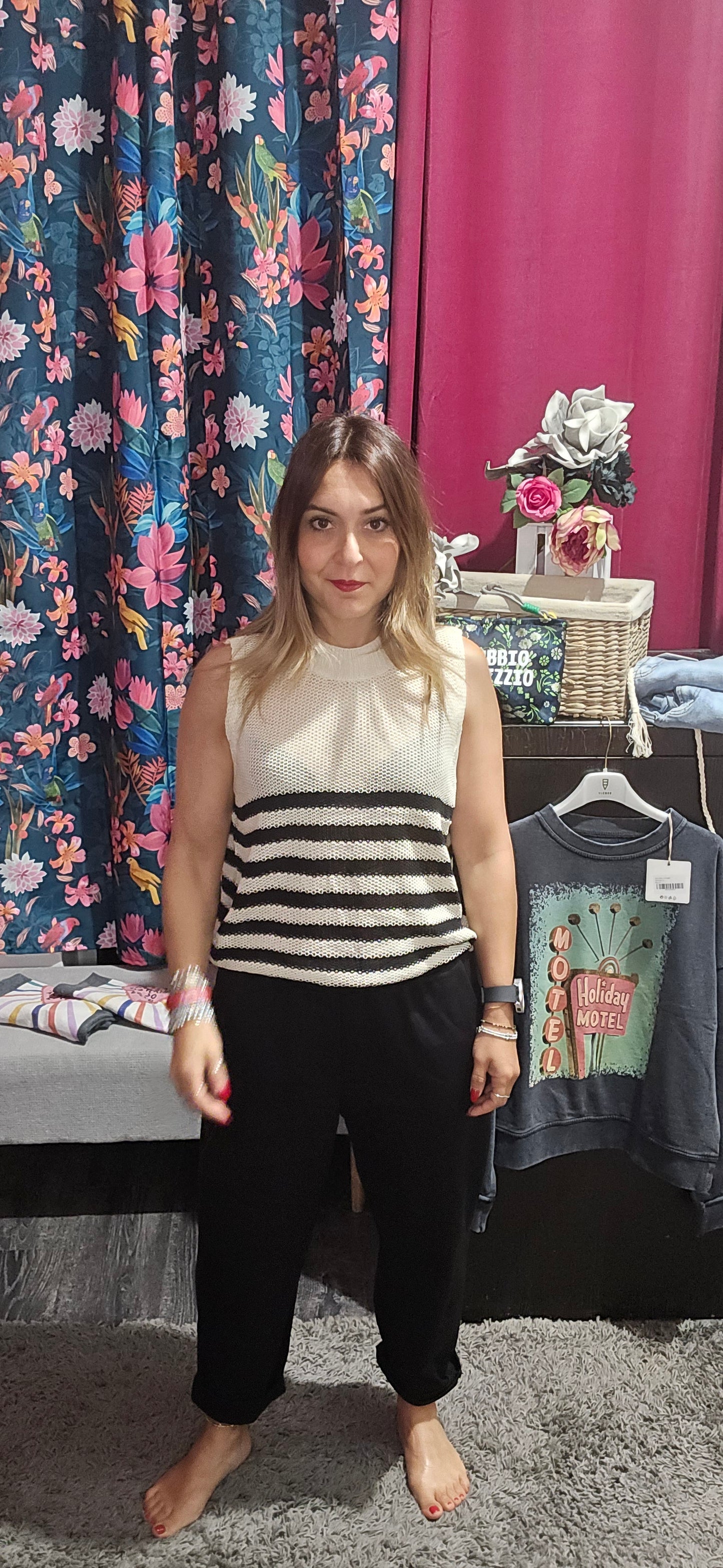 Pantalone a CAROTA nero