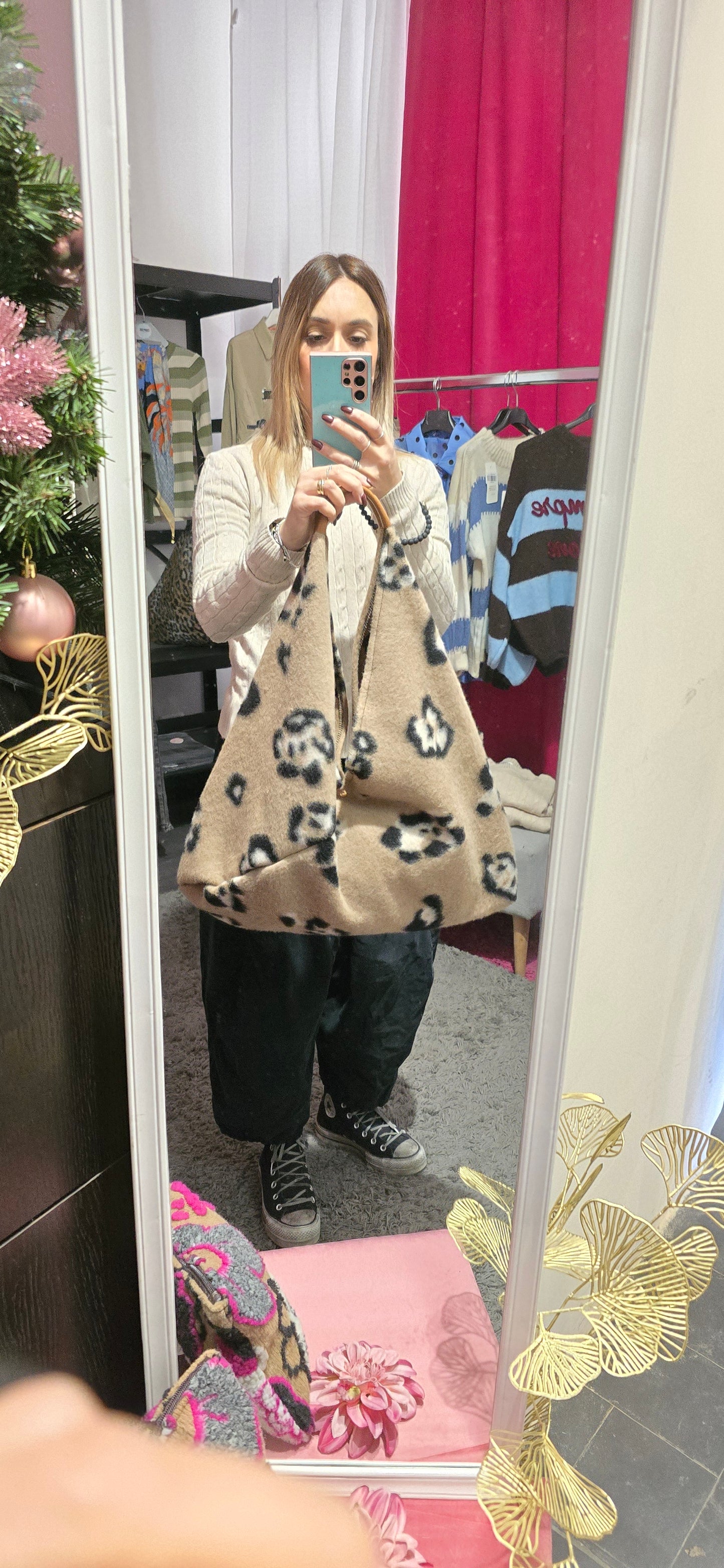 La Fuffy bag animal print